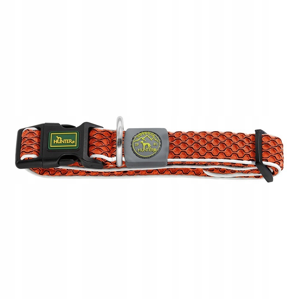 Levně Obojek pro psy Hunter Basic Nitě Oranžová Velikost S Oranžová (30-43 cm)