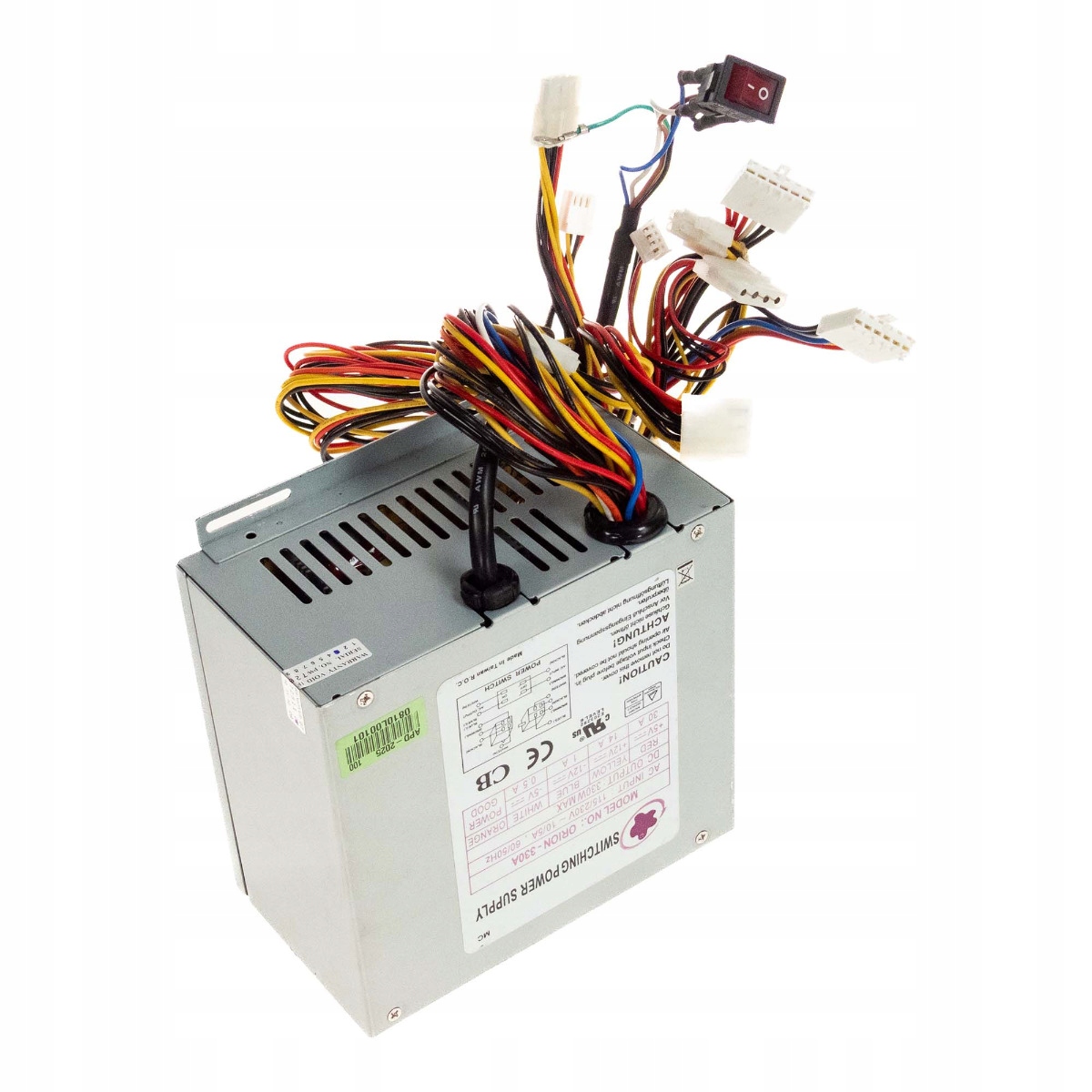 Portwell ORION-330A 330W At Psovi ATX12V Molex Fdd