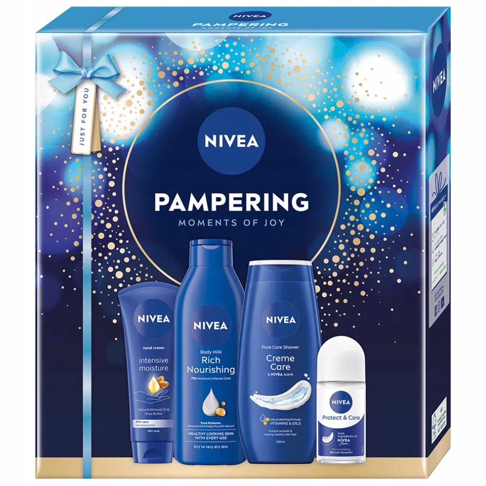 Nivea Hýčkající Dárková Sada Kosmetiky Pro Ženy Pro Péči o Tělo