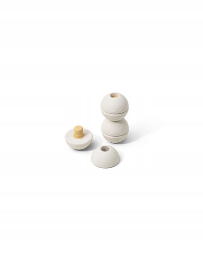 Modu Foam Balls zestaw 3 piłek piankowych, sand grey honey yellow