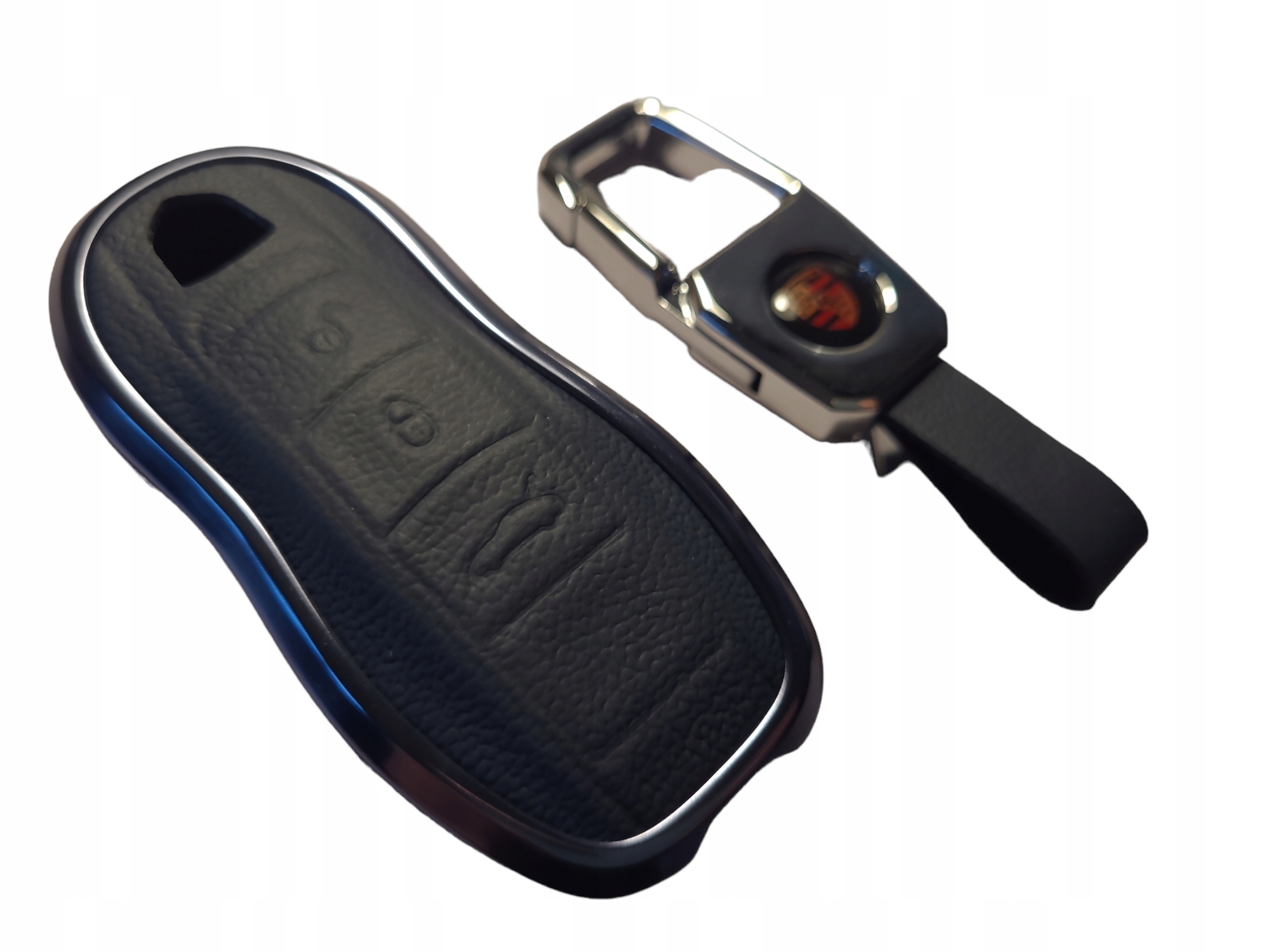 Чехол для ключа автомобиля для Porsche цвет черный