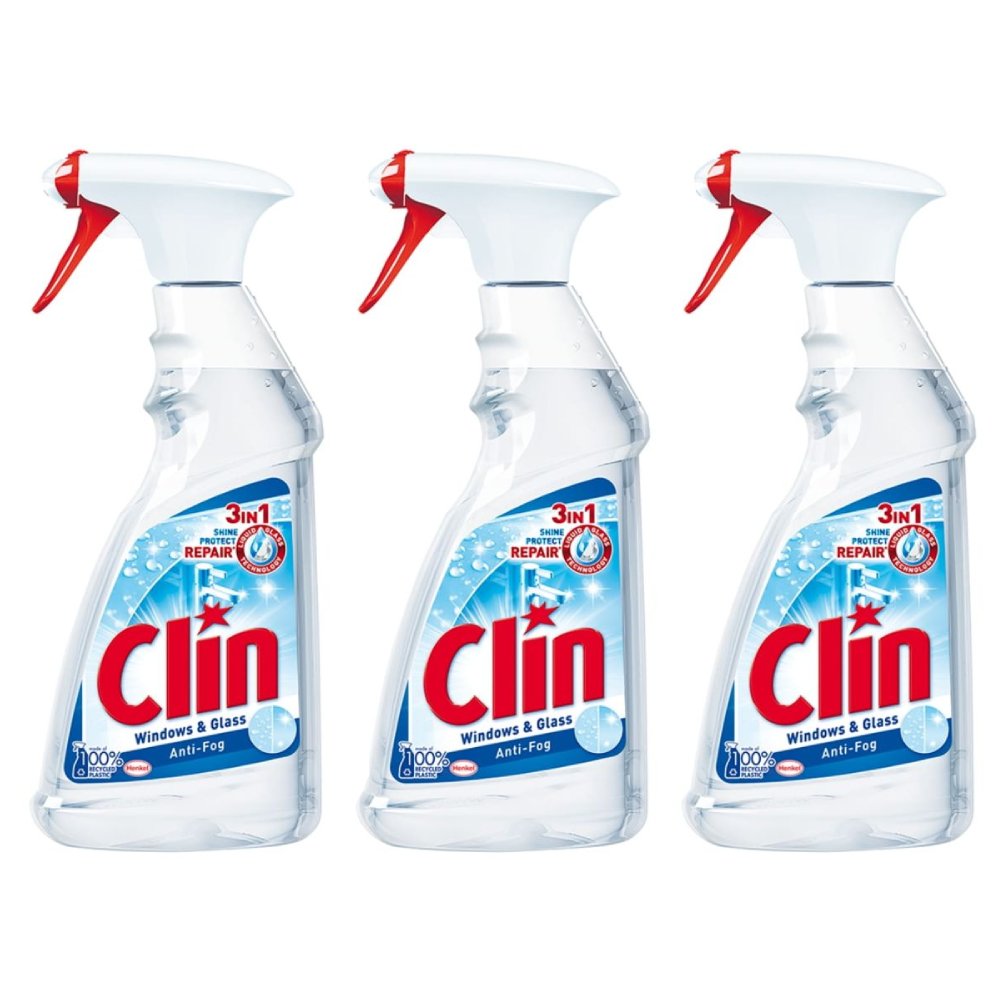 

Clin Antypara Płyn do Mycia Szyb Okien 3x 500ml