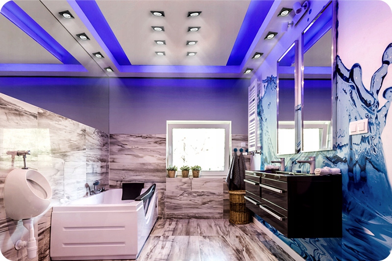 4x KRYSZTAŁOWA SZKLANA DEKORACYJNA OPRAWKA LED OŚWIETLENIOWA SUFITOWA GU10 Zasilanie sieciowe