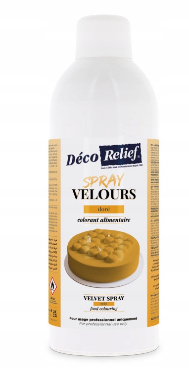 Zamsz złoty w sprayu z masłem kakaowym, gotowy do użycia 400ml D40OR