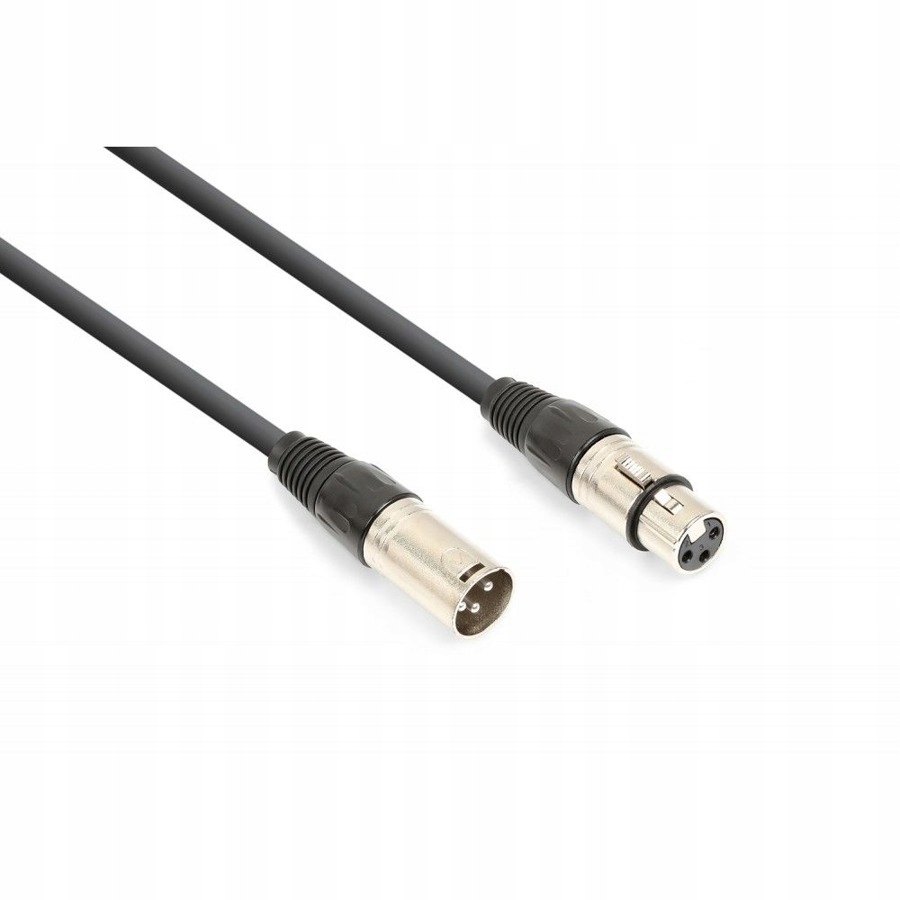 

Kabel mikrofonowy Xlr (m) Xlr (ż) 3 m
