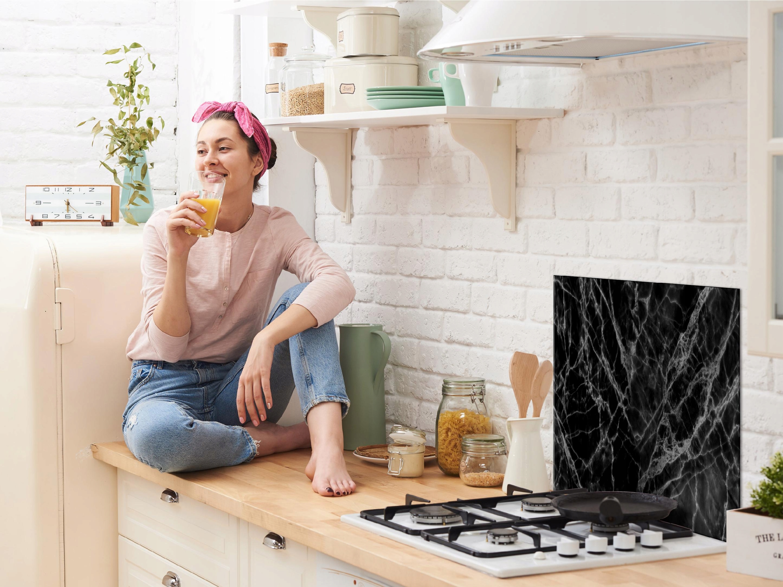 PANEL KUCHENNY SZKLANY KUCHNIA 80x80 f-B-0284-aq-a Grubość 4 mm