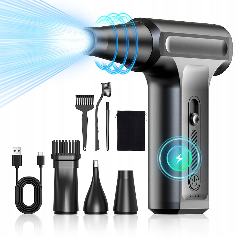 Dmuchawa Turbo Mocny 4000mah Wielofunkcyjne Bezprzewodowy 130000 Rpm