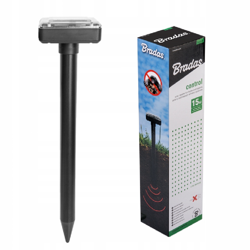 

Solarny odstraszacz na krety i gryzonie duży Mocny