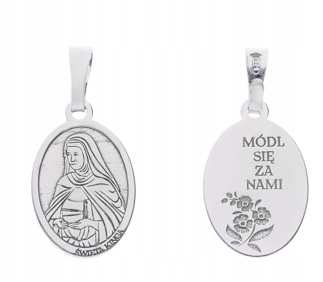 Srebrny medalik Ag 925 Św. Kinga MDC017