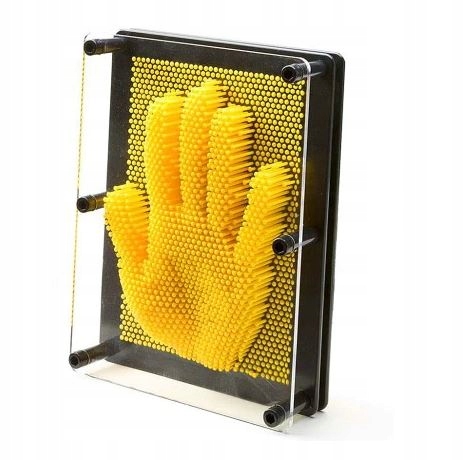

Tablica Szpilkowa 3D Pinart Kształty Żółta