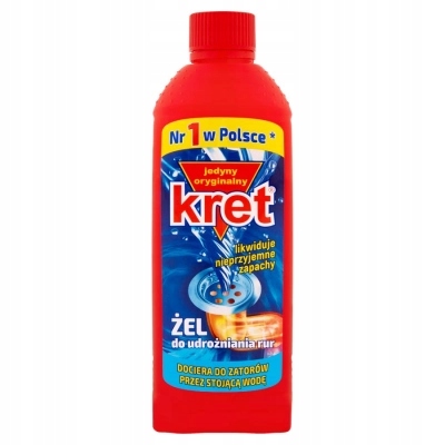 

Kret Żel 500g do udrożniania rur