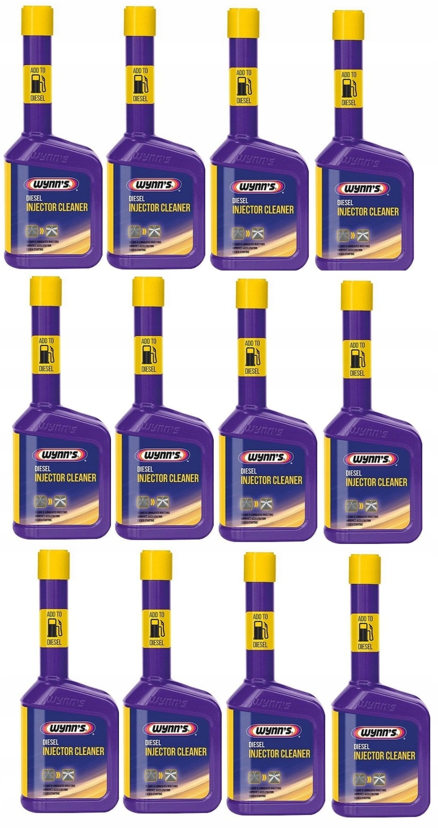 12X 12SZT WYNN'S WYNNS DO DIESLA CZYŚCI WTRYSKIWACZE 325 ml KARTON ZBIORCZE