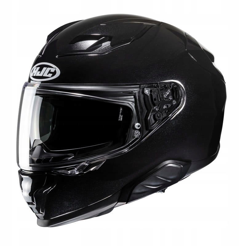 Integrálna Motocyklová Prilba Hjc F71, Pevná, Kovová, Čierna