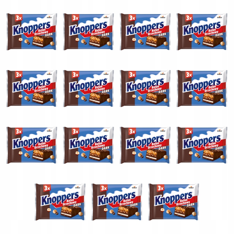 Knoppers Tyčinka Dark 120 g (3x40 g) X15