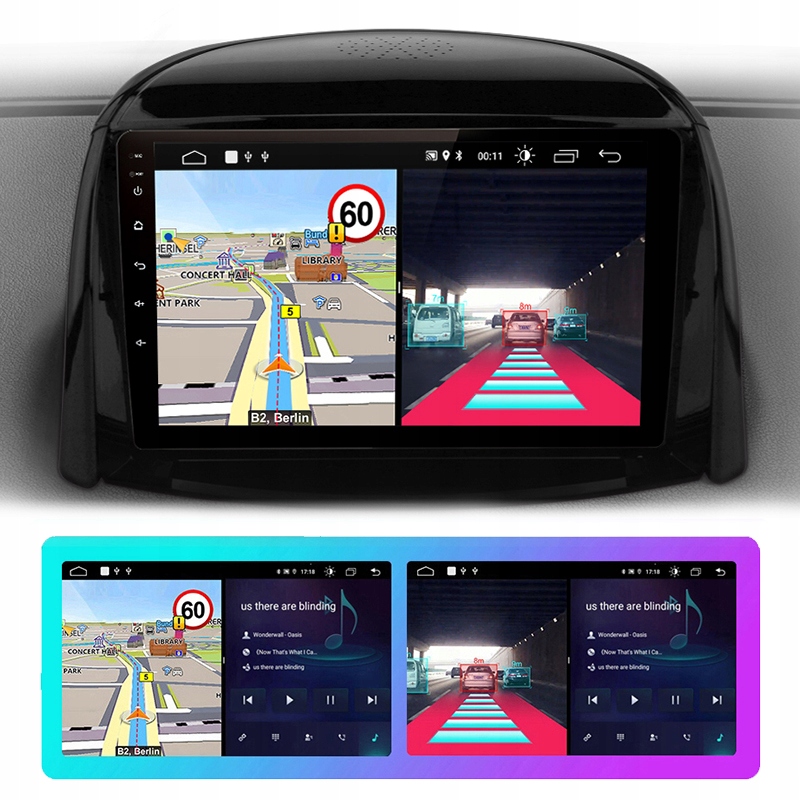 Radio samochodowe dla Renault Koleos 2008GPS Model T50