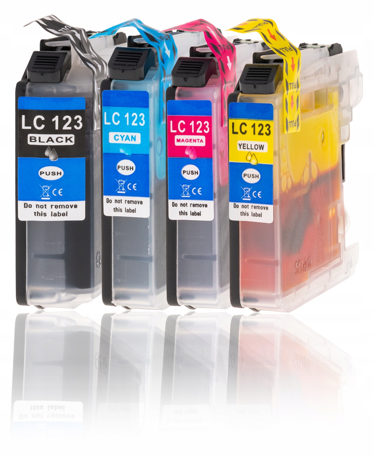 

4x Tusz do Brother LC123 DCP-J132W DCP-J152W Chip