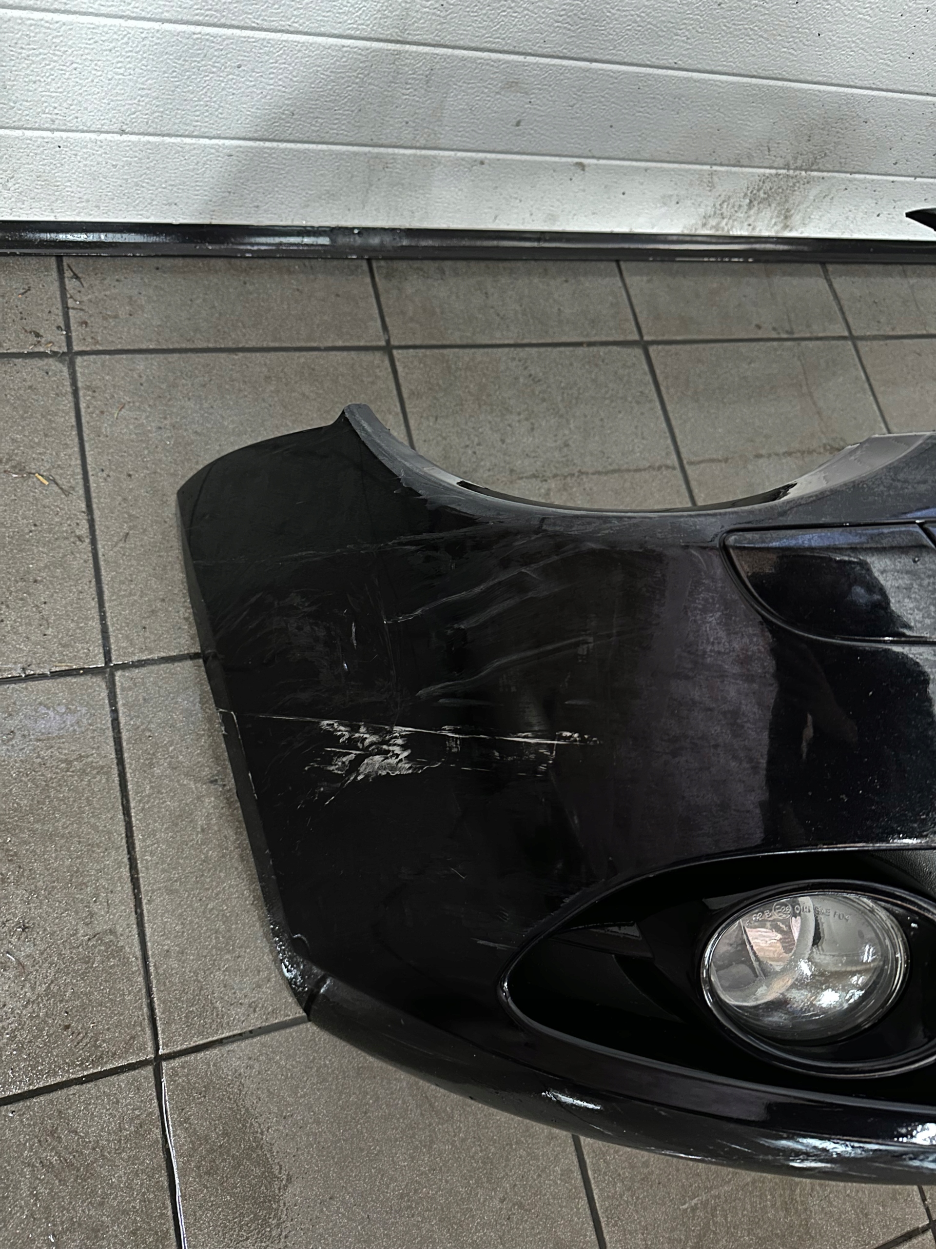 VW EOS 06- bumper washers XENON front LC9X