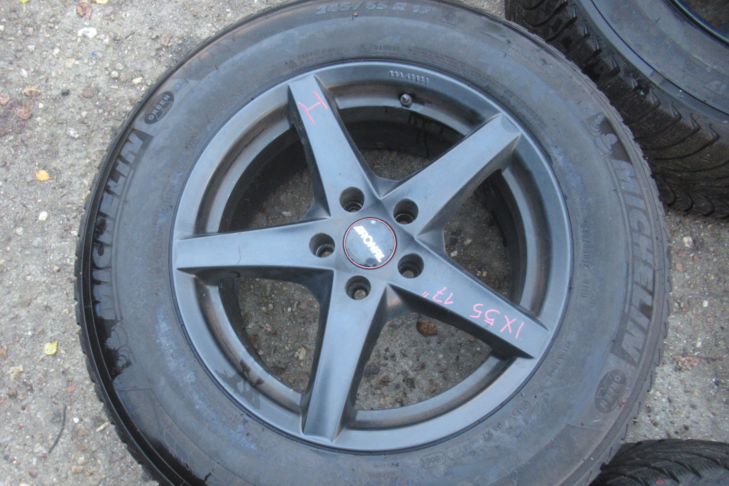 HYUNDAI IX55 discs aluminium disc 17" KBA 45651 KOMPLET