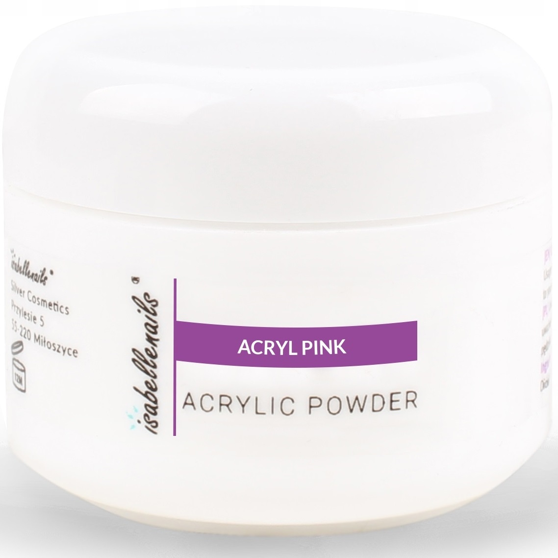 

Isabellenails Puder proszek akrylowy 30ml pink róż