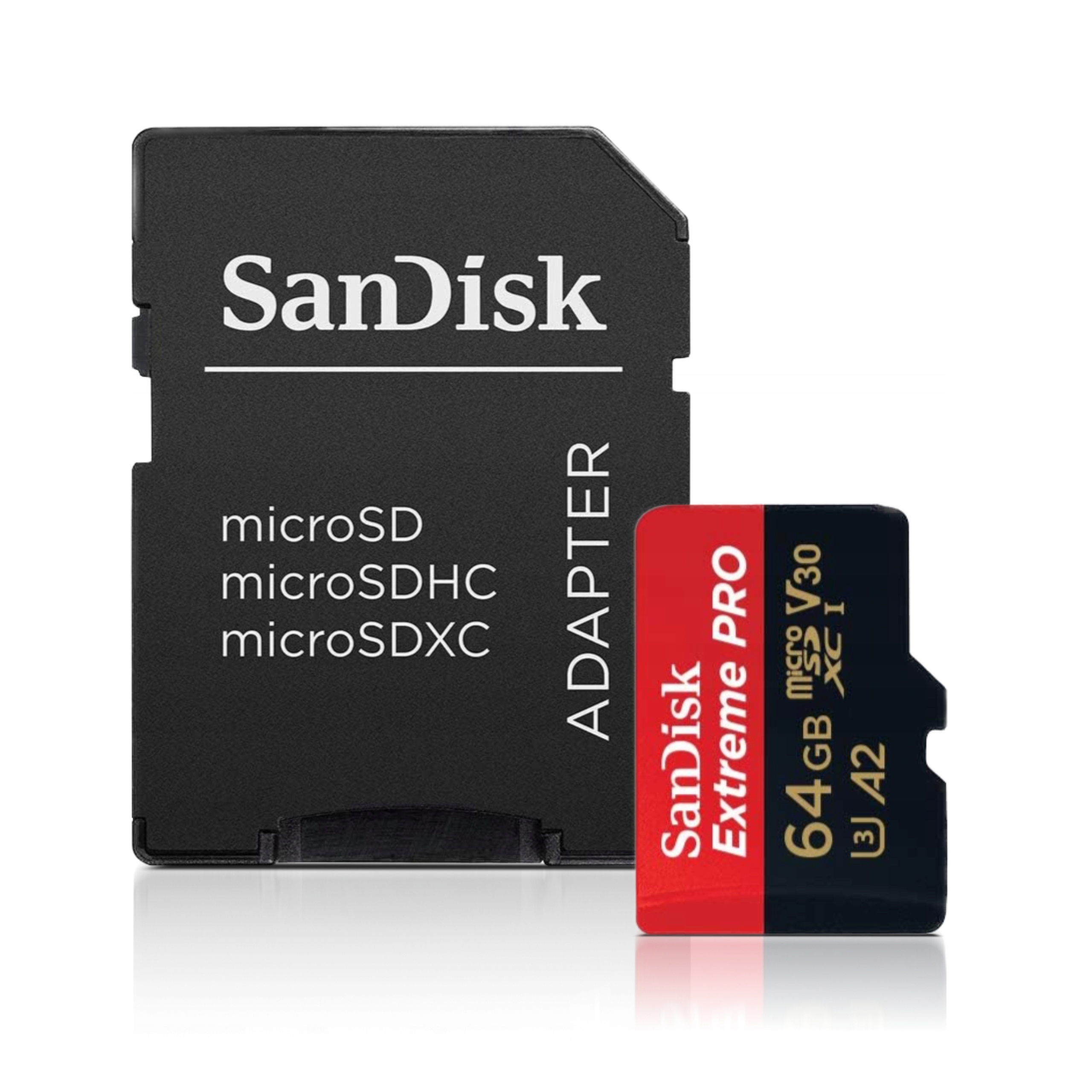 Karta Micro Sd SanDisk Extreme Pro 64GB microSDXC U3 A2 Uhs-i V30 200 MB/s