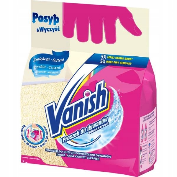 

Vanish Clean&Fresh Proszek Prania Dywanów 650g