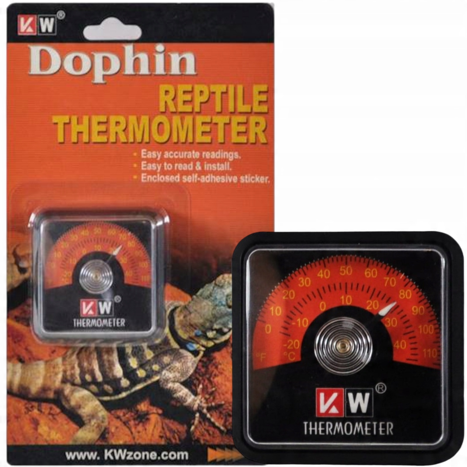 

Dophin Termometr do Terrarium Uchylny Dokładny