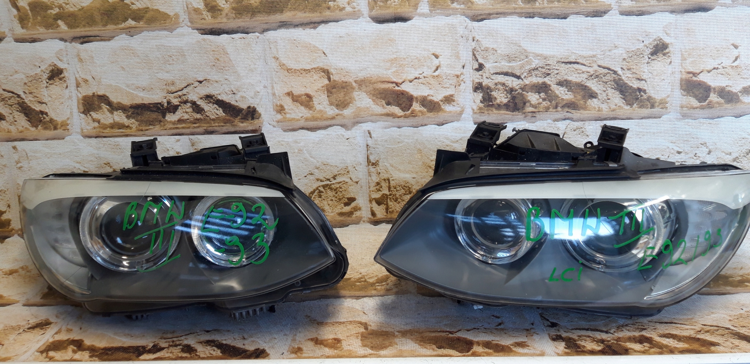 bmw 3 e92 e93 lift lci 13 xenon nie skrętny lampy led kierunek kompletne