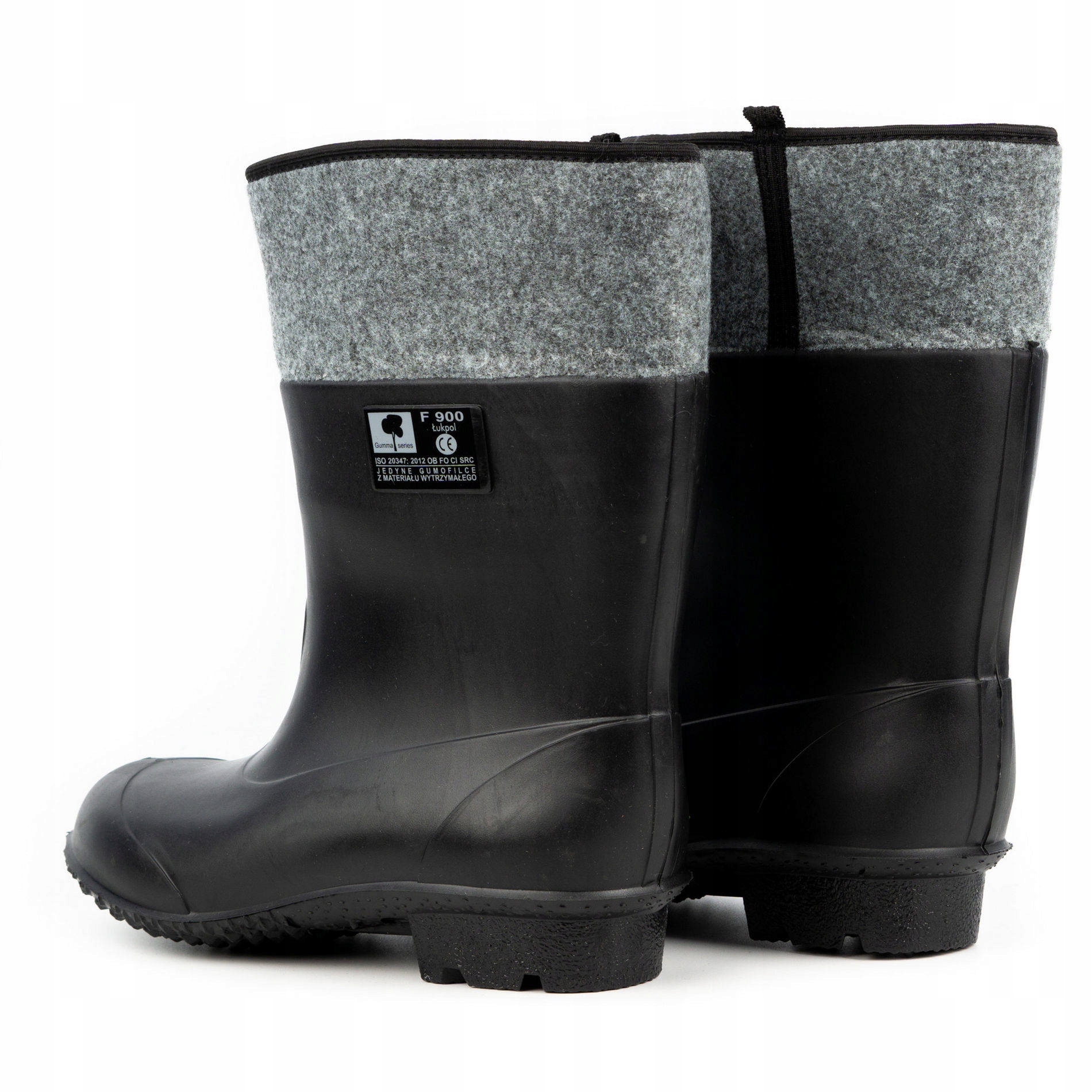 Buty kalosze obuwie Filcowe Gumofilce PVC F900 40 Wzór dominujący bez wzoru