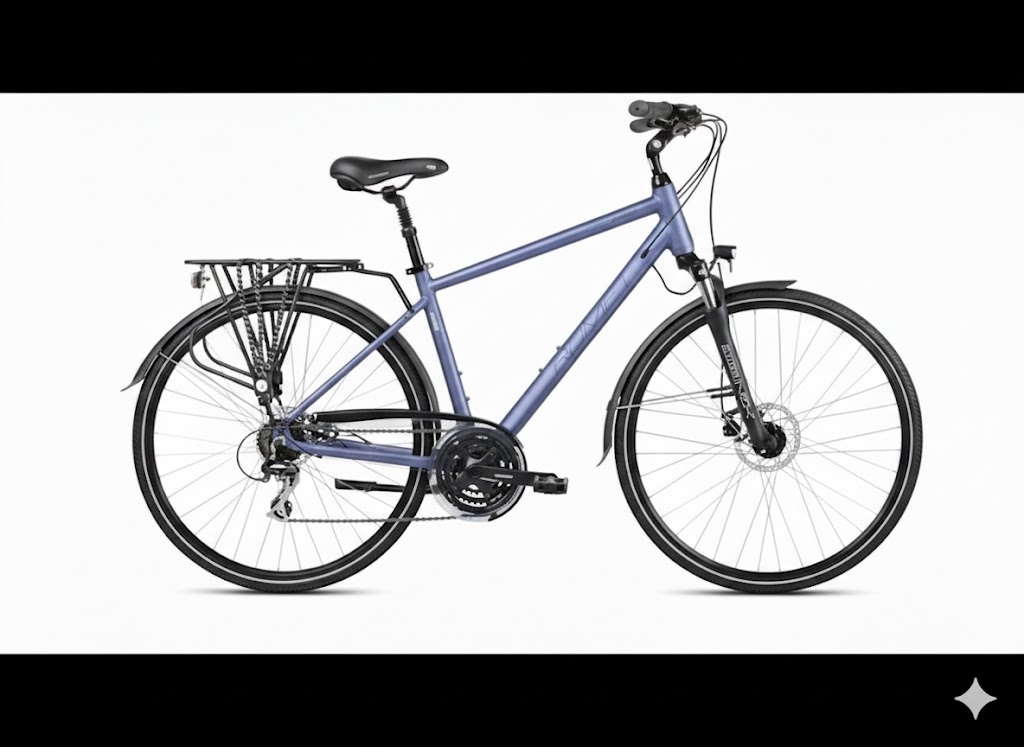 Rower Trekkingowy Romet Wagant 4 Disc Rama 23" Koło 28" Prądnica Led