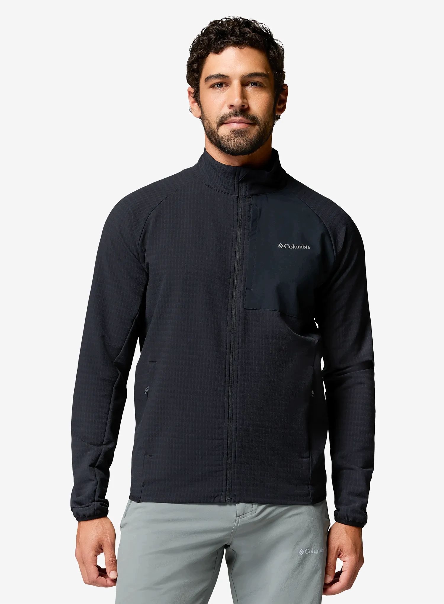 Bluza rozpinana Columbia Superior Summit Grid Full Zip black XXL