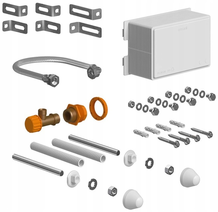 

Komplet montażowy z krótkimi uchwytami Cersanit