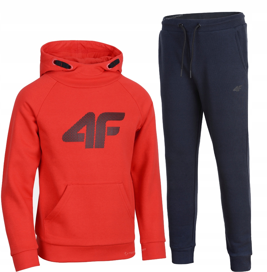 

4F Chłopięcy Dres Komplet Bluza Spodnie / 164