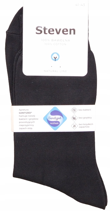 

Steven skarpety-055 100% bawełny grafit r.44-46