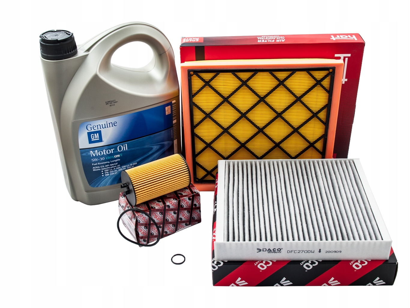 10-EC0073 - КОМПЛЕКТ ФИЛЬТРОВ ДЛЯ ВОЗДУШНОГО МАСЛА OPEL ZAFIRA C 1.8