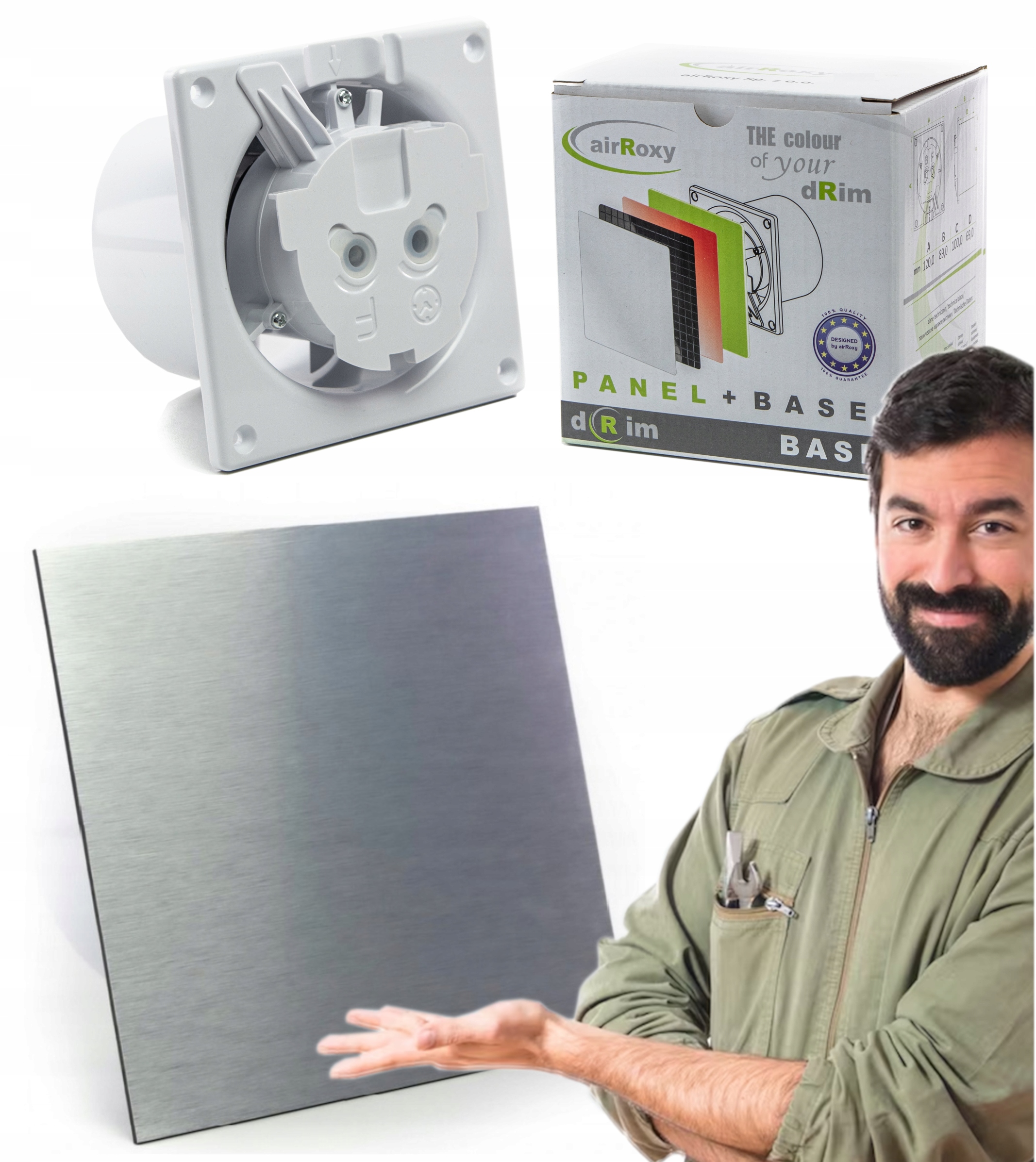 

Wentylator Łazienkowy 125 Standard Chrom Inox