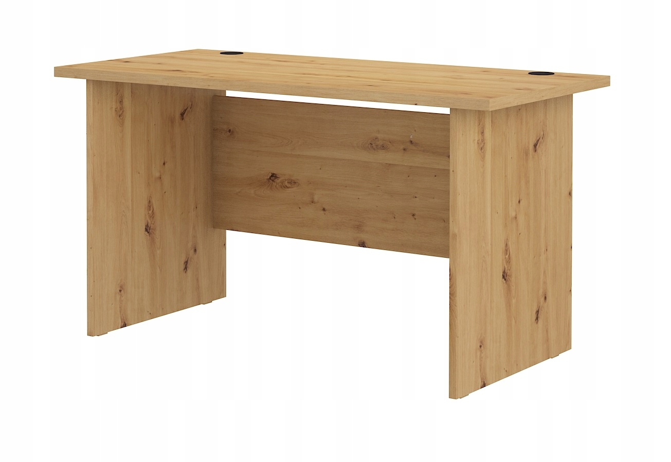 Moderní, velký psací stůl do pracovny. Dub Artisan