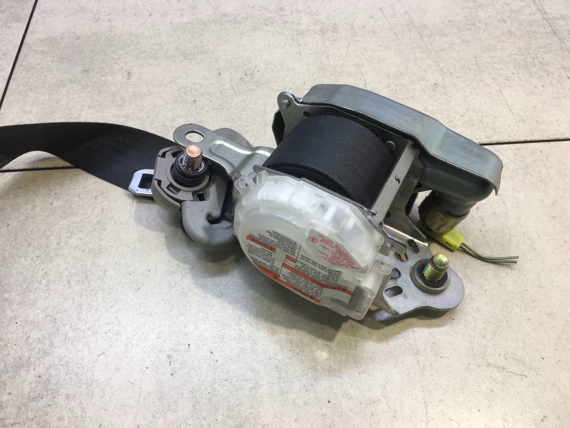 tension belt safety right front JUSTY III G3X
