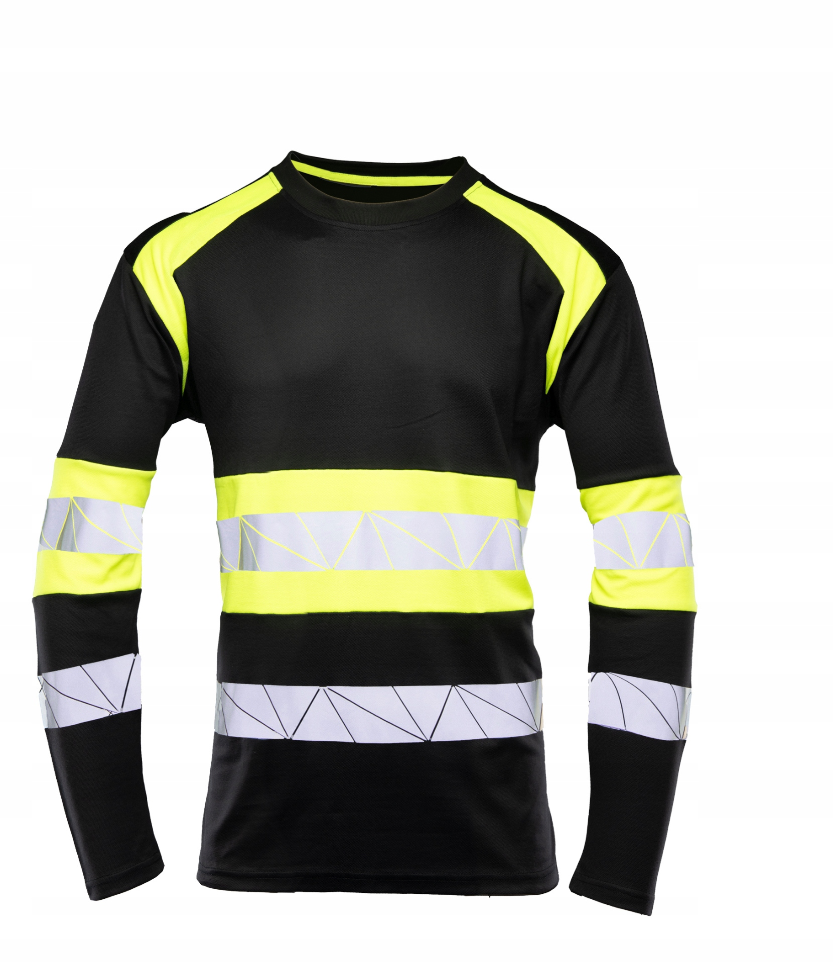 Koszulka Odblaskowa Czarno Żółta Seven Kings Longsleeve Rival R. L