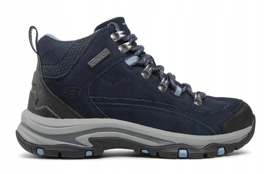 Skechers Trekové Boty S Kůží Námořnická Modrá 40 S7A