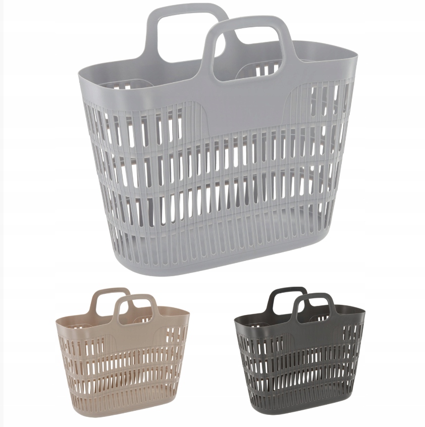 TORBA NA ZAKUPY 25L FLEXY ELASTYCZNA WIELORAZOWA KOLORY TOREBKA SIATKA