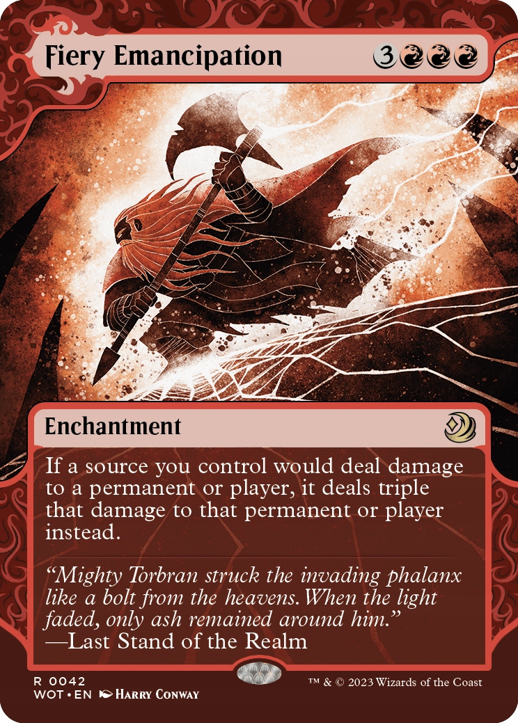 MTG Fiery Emancipation FOIL (R)