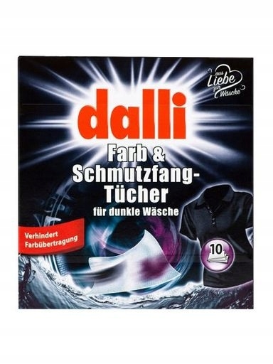6 x Dalli Ubrousky na praní tmavých tkanin 10 ks
