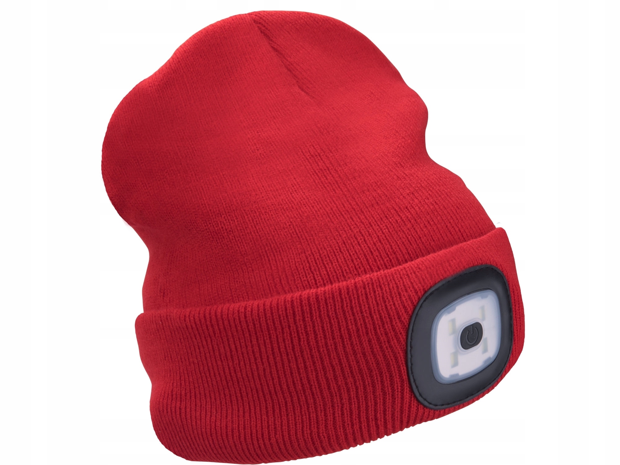 

Zimowa czapka sportowa do morsowania z Led