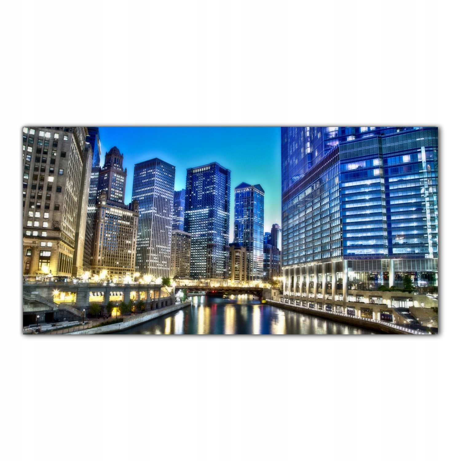 

Obraz Szklany Foto-obraz Chicago Miasto Usa 120x60