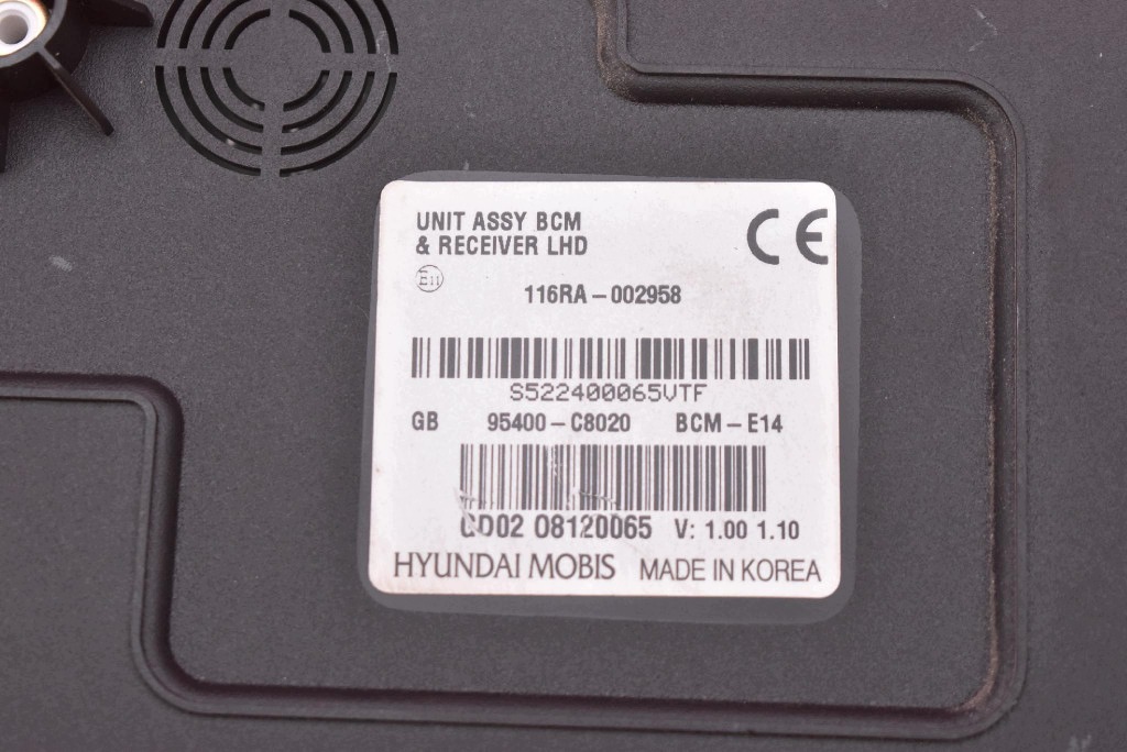 control unit module BCM 95400-C8020 HYUNDAI I20 2 II GB 1.1 CRDI 75 KM 14-18