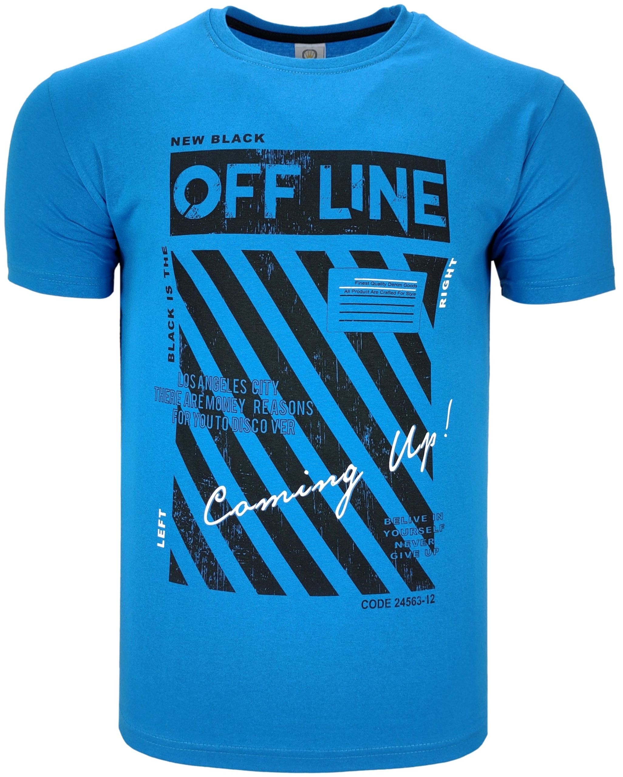 

Koszulka męska t-shirt Off Line T1351 r. L