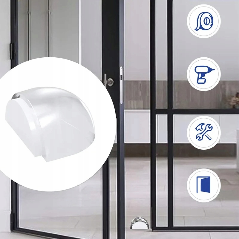 ODBOJNIK DO DZRWI SAMOPRZYLEPNY TRANSPARENTNY Rodzaj przyklejany