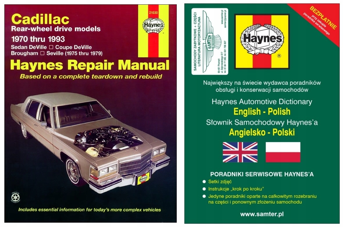 Cadillac DeVille Brougham Seville 1970-1993 Haynes