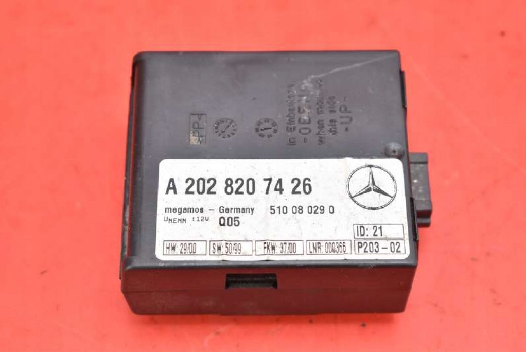 control unit module ALARMU A2028207426 MERCEDES CLK W208 99-03