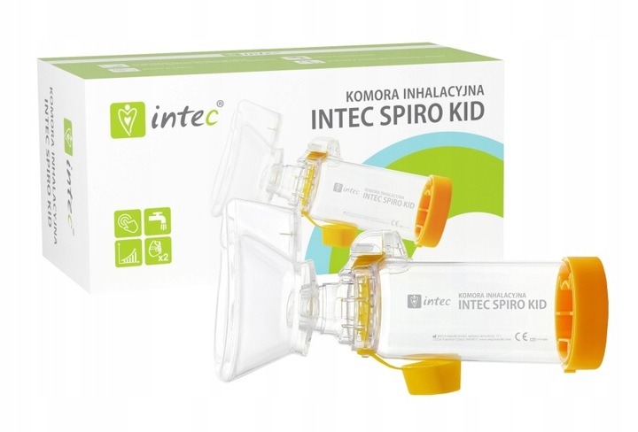 

Tuba Komora Inhalacyjna Intec Spiro Kid 2 Maski